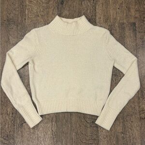 Aritzia Wilfred Ivory Textured Sweater (XXS)